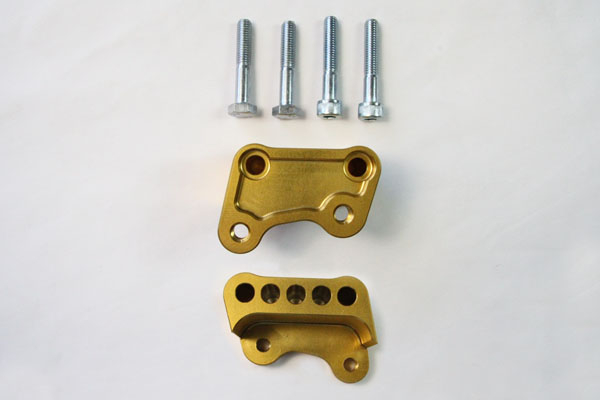 Relocation Bracket for Oversize Brake Rotor To Fit Front