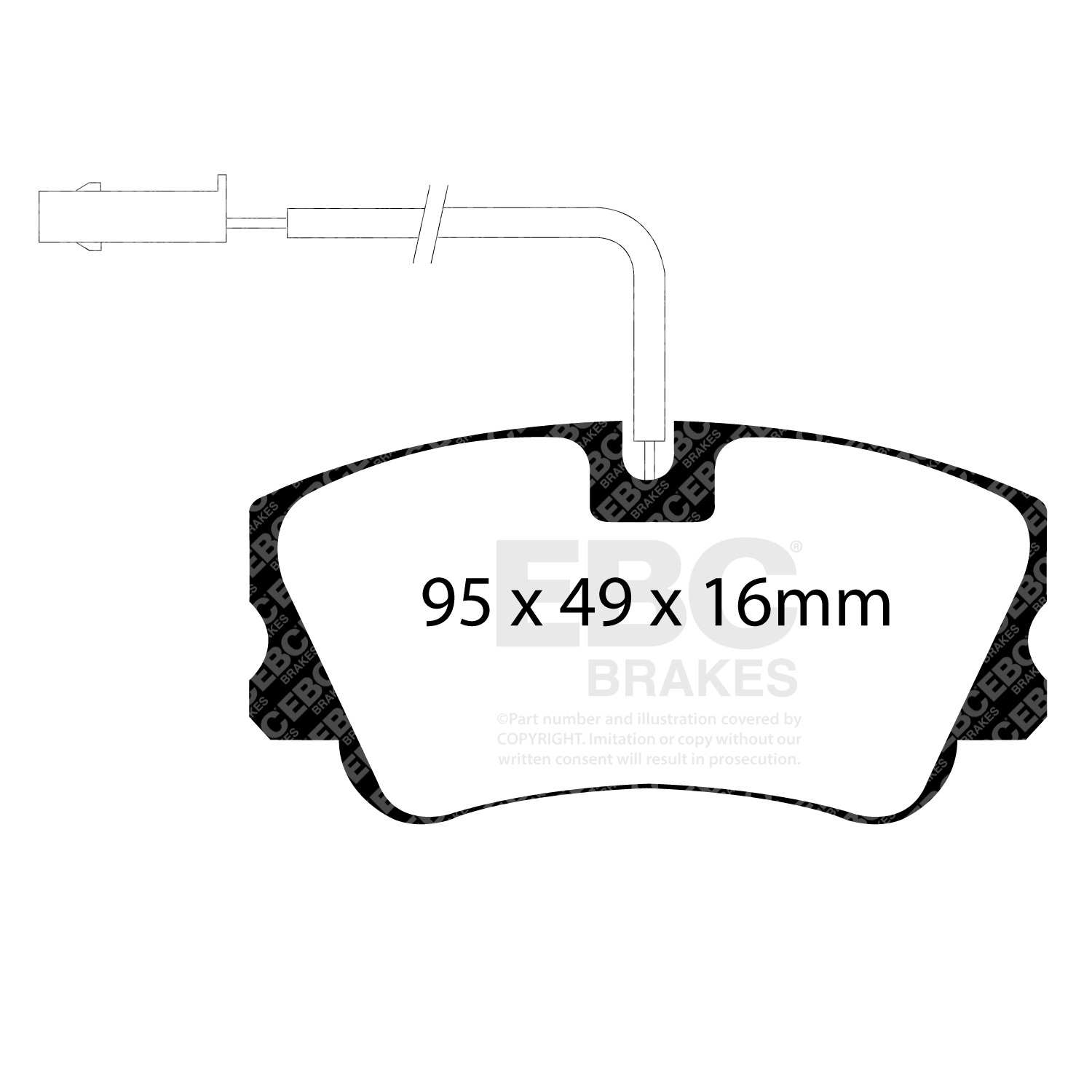 EBC Brake Pad Disc Rotor Kit To Fit Front