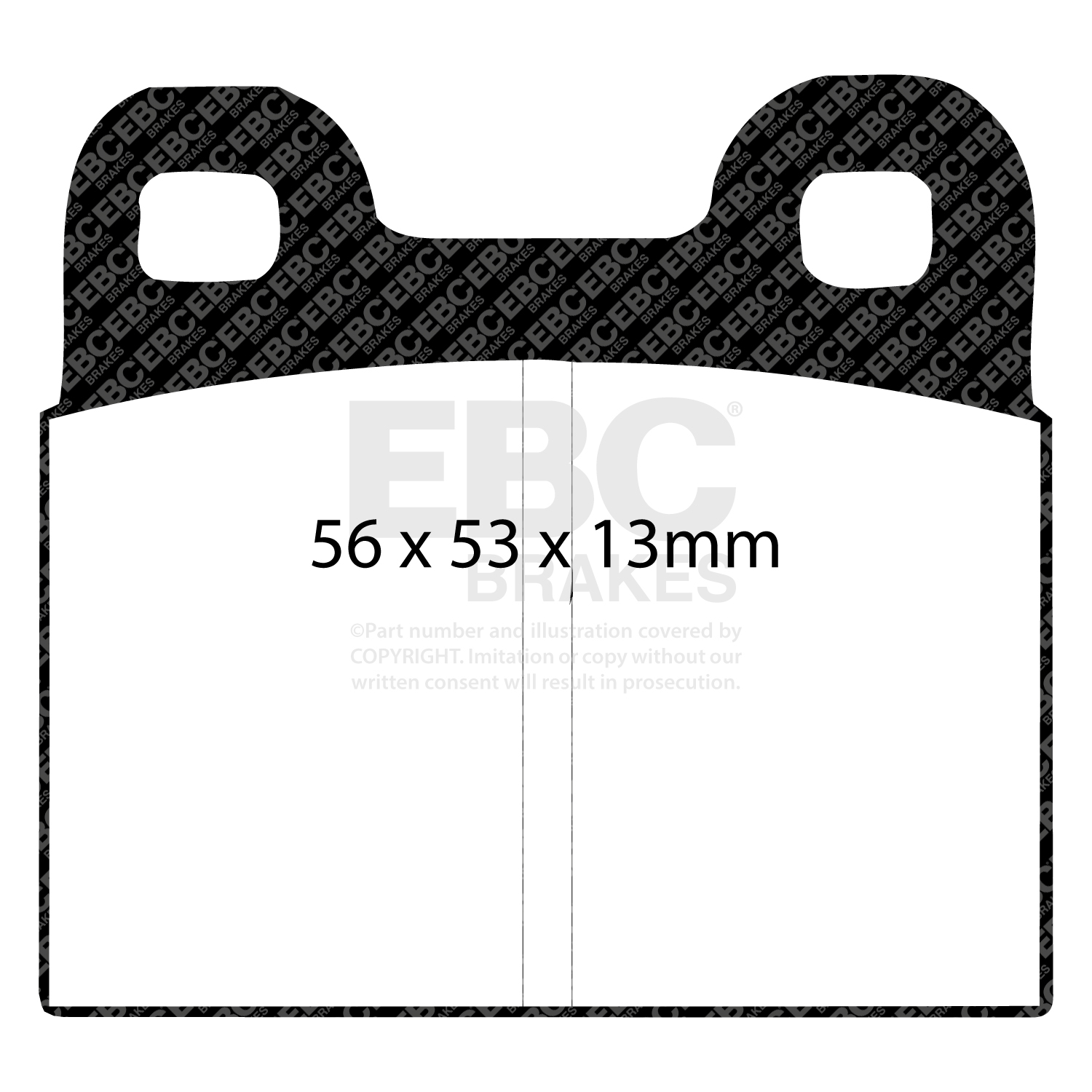 EBC Brake Pad Disc Rotor Kit To Fit Rear