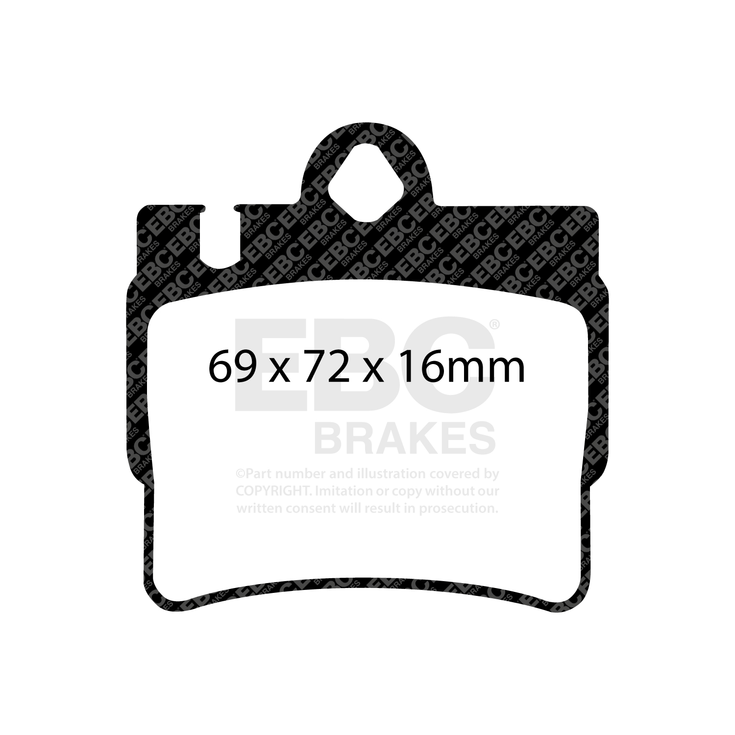 EBC Yellowstuff Brake Pad 4000 Series Sport Set To Fit Rear