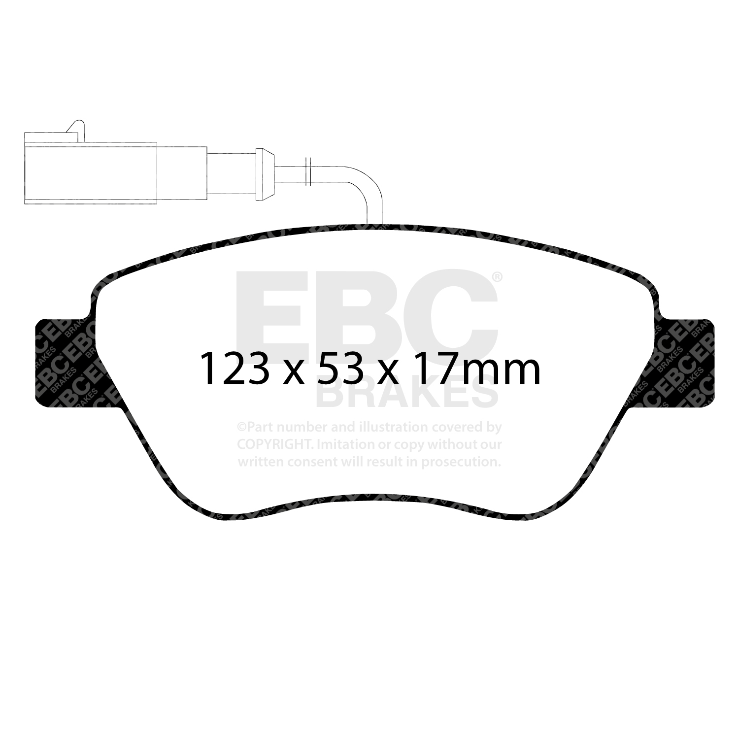 EBC Brake Pad Disc Rotor Kit To Fit Front