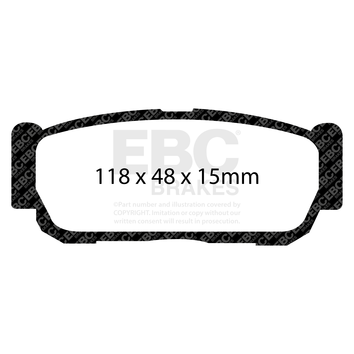 EBC Brake Pad Disc Rotor Kit To Fit Rear
