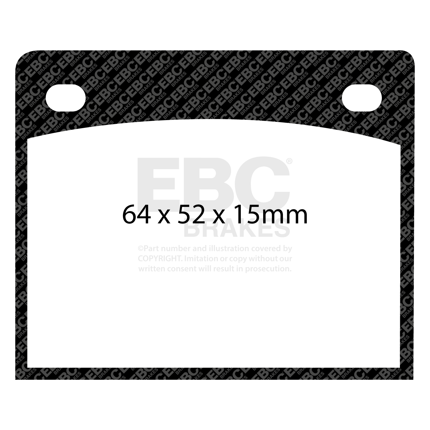 EBC Ultimax Brake Pad OE Replacement Set To Fit Front