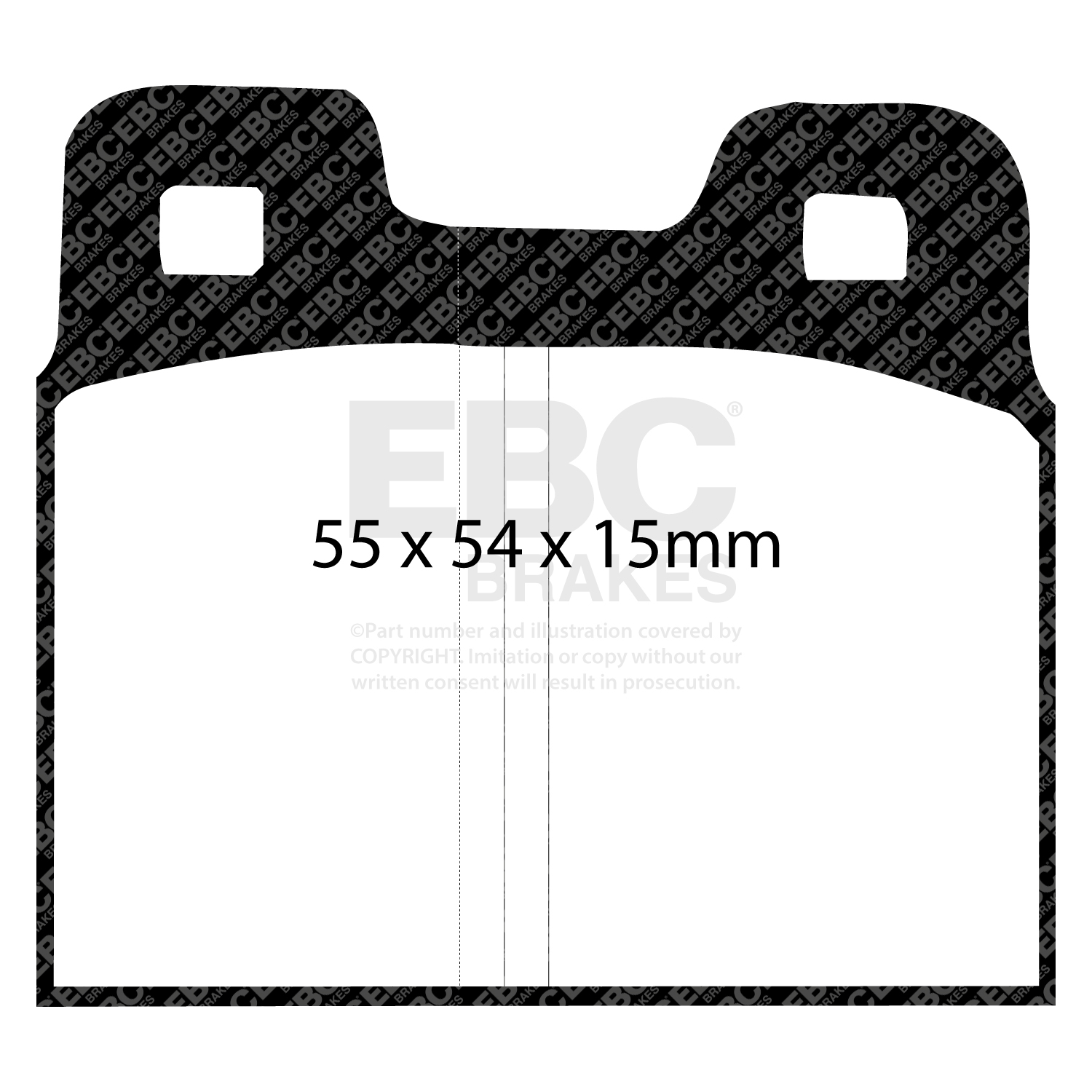 EBC Brake Pad Disc Rotor Kit To Fit Rear