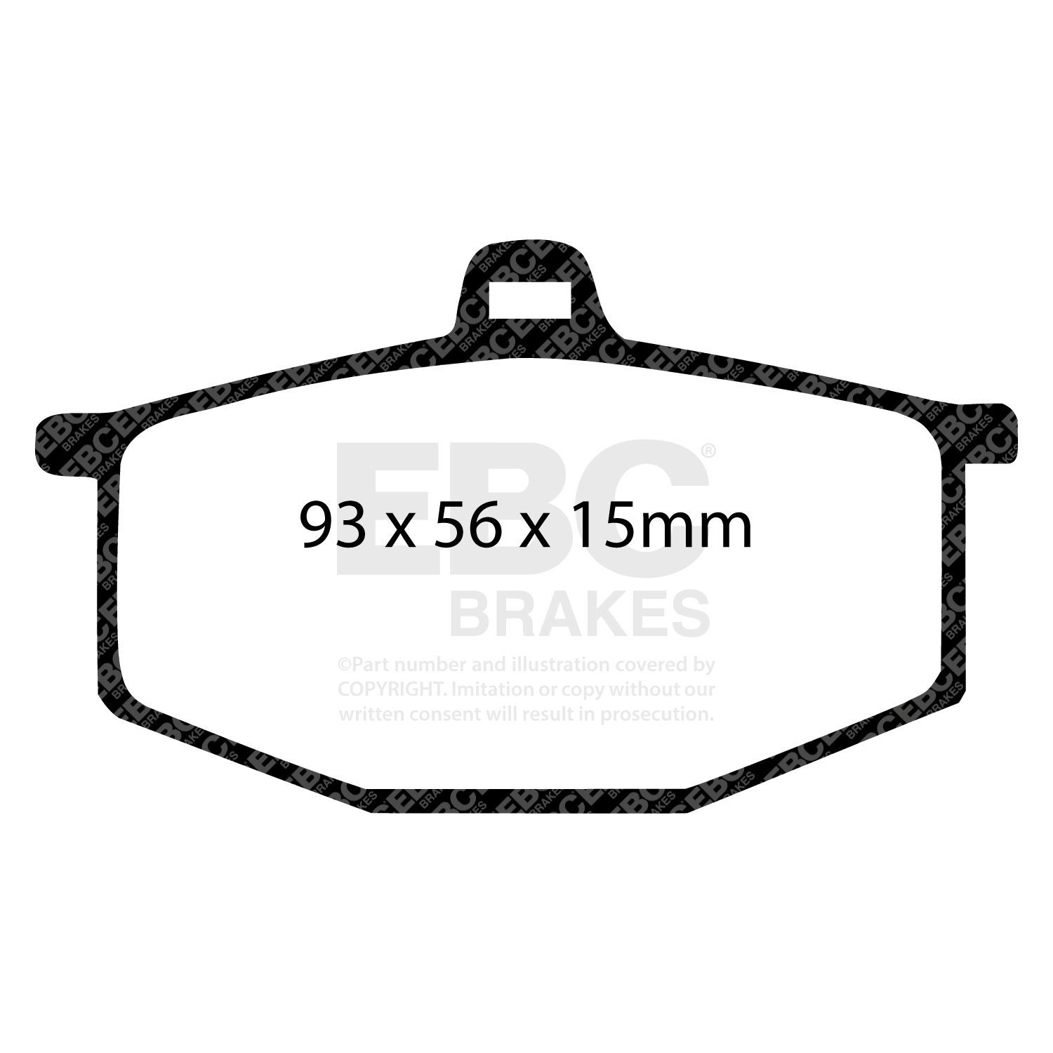 EBC Ultimax Brake Pad OE Replacement Set To Fit Front
