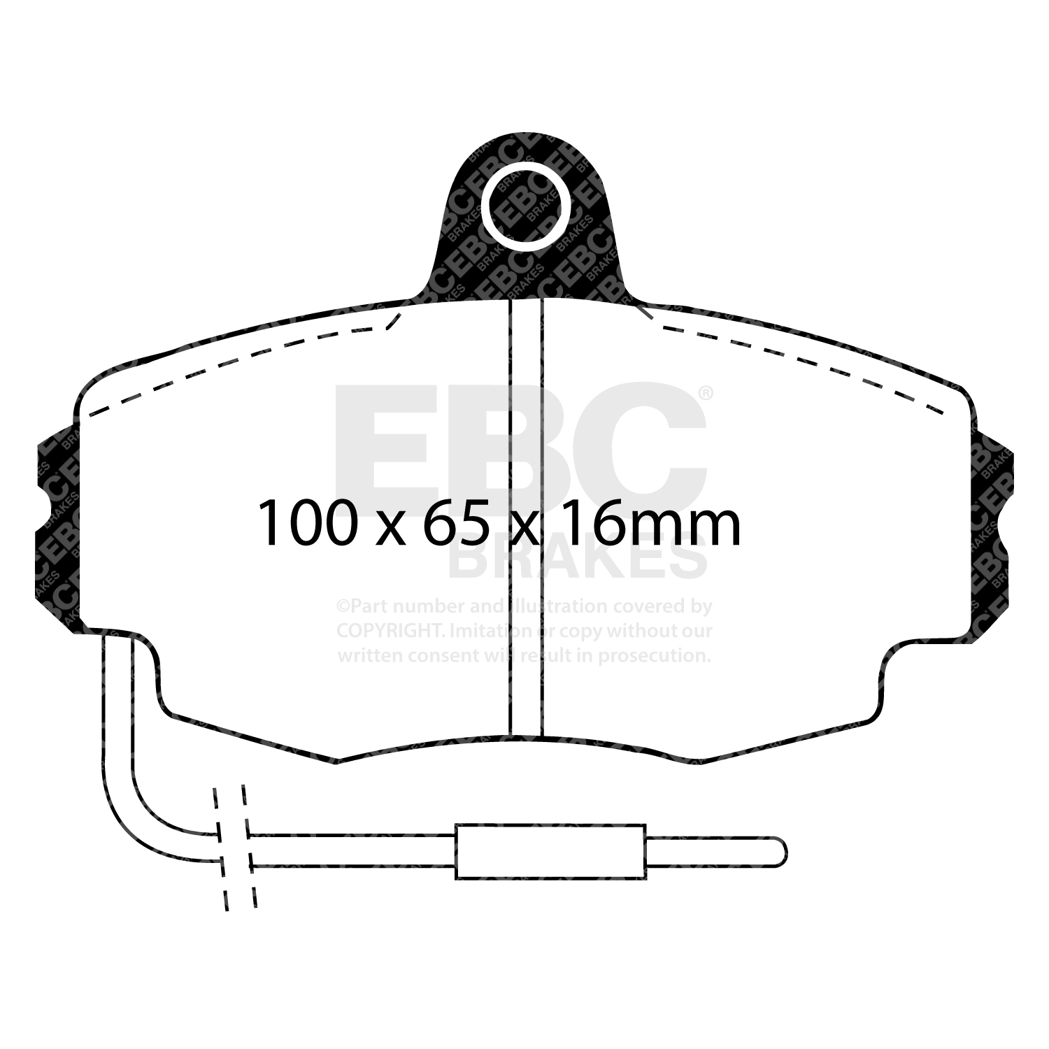 EBC Ultimax Brake Pad OE Replacement Set To Fit Front
