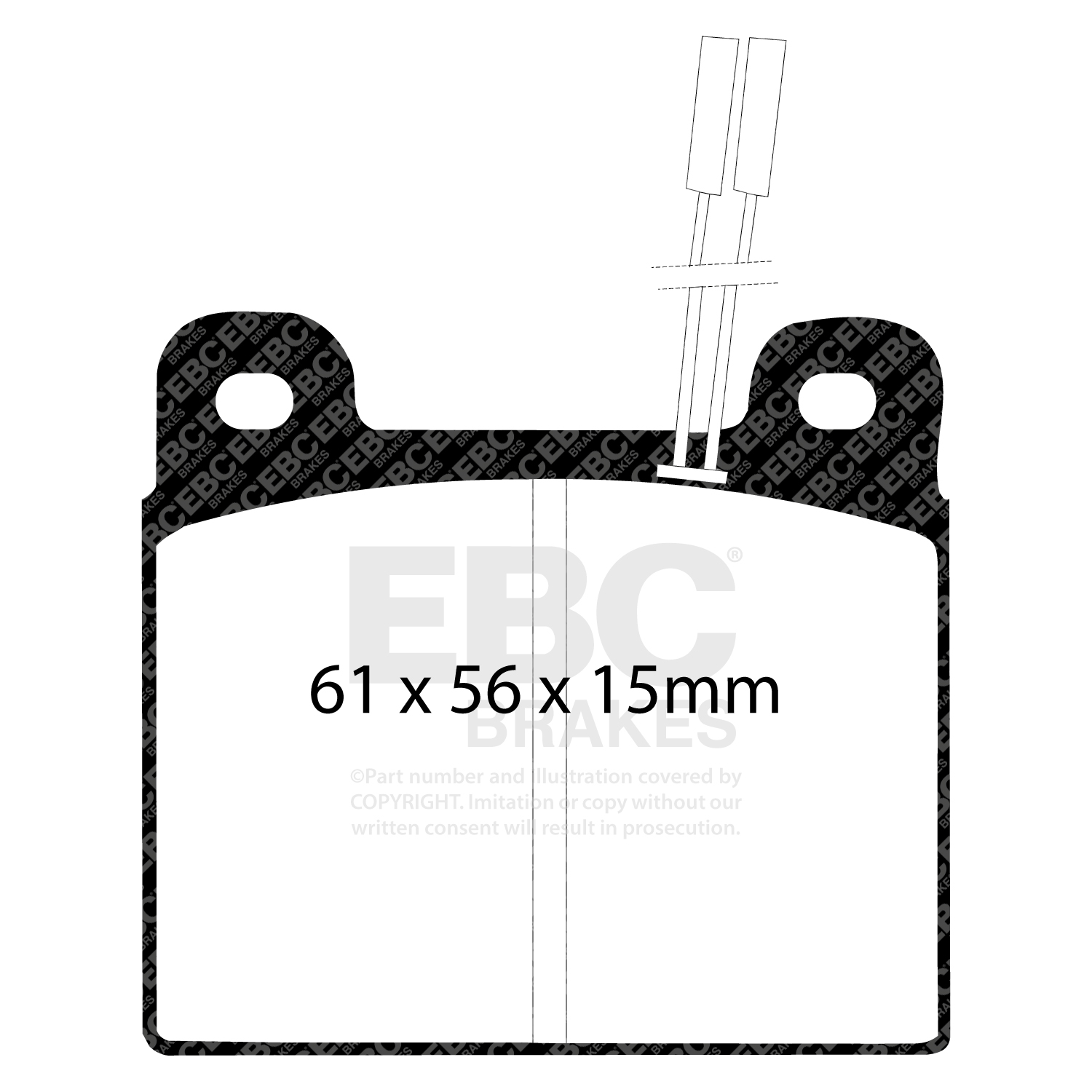 EBC Brake Pad Disc Rotor Kit To Fit Front