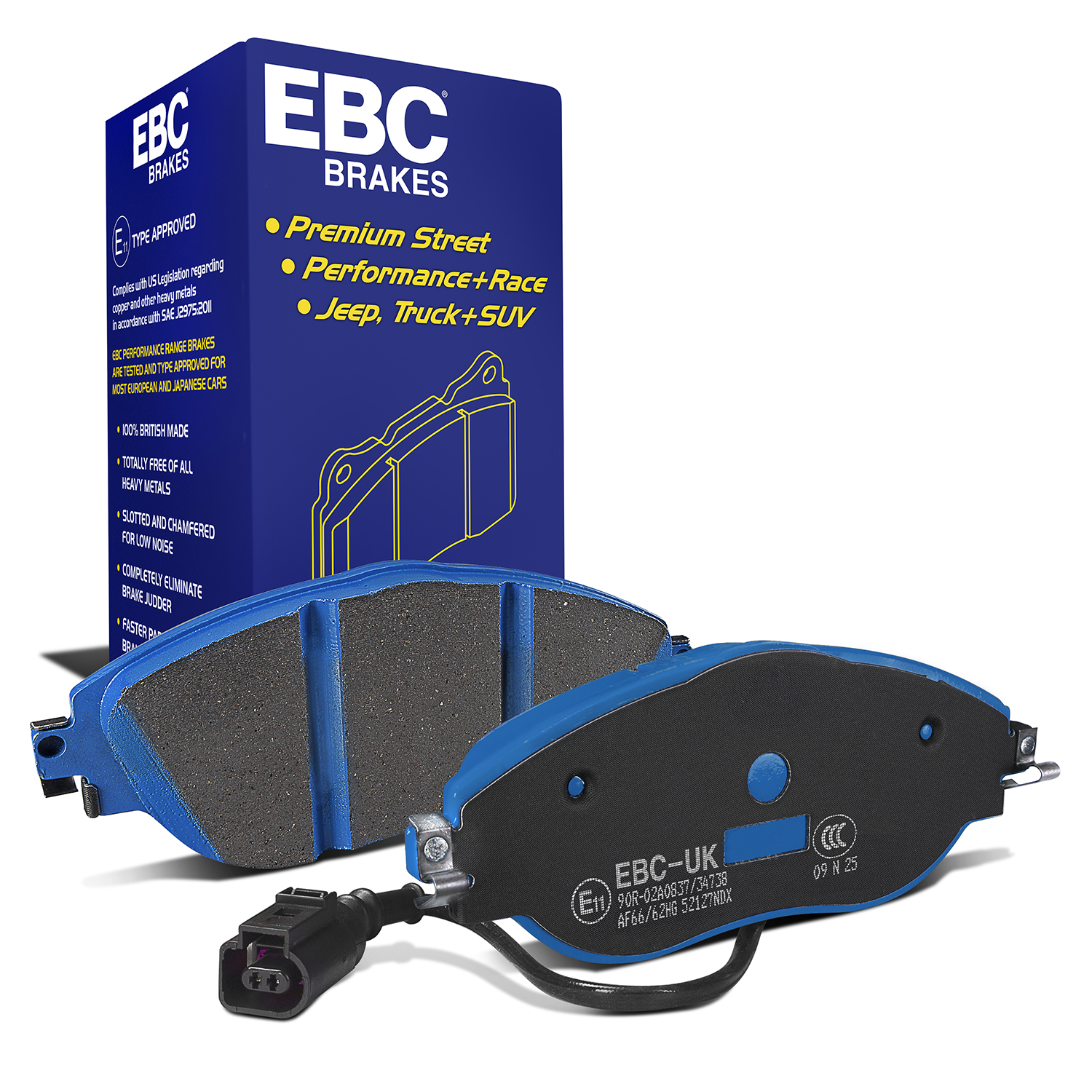 EBC Bluestuff Brake Pad 5000 Series TrackDay Set To Fit Front