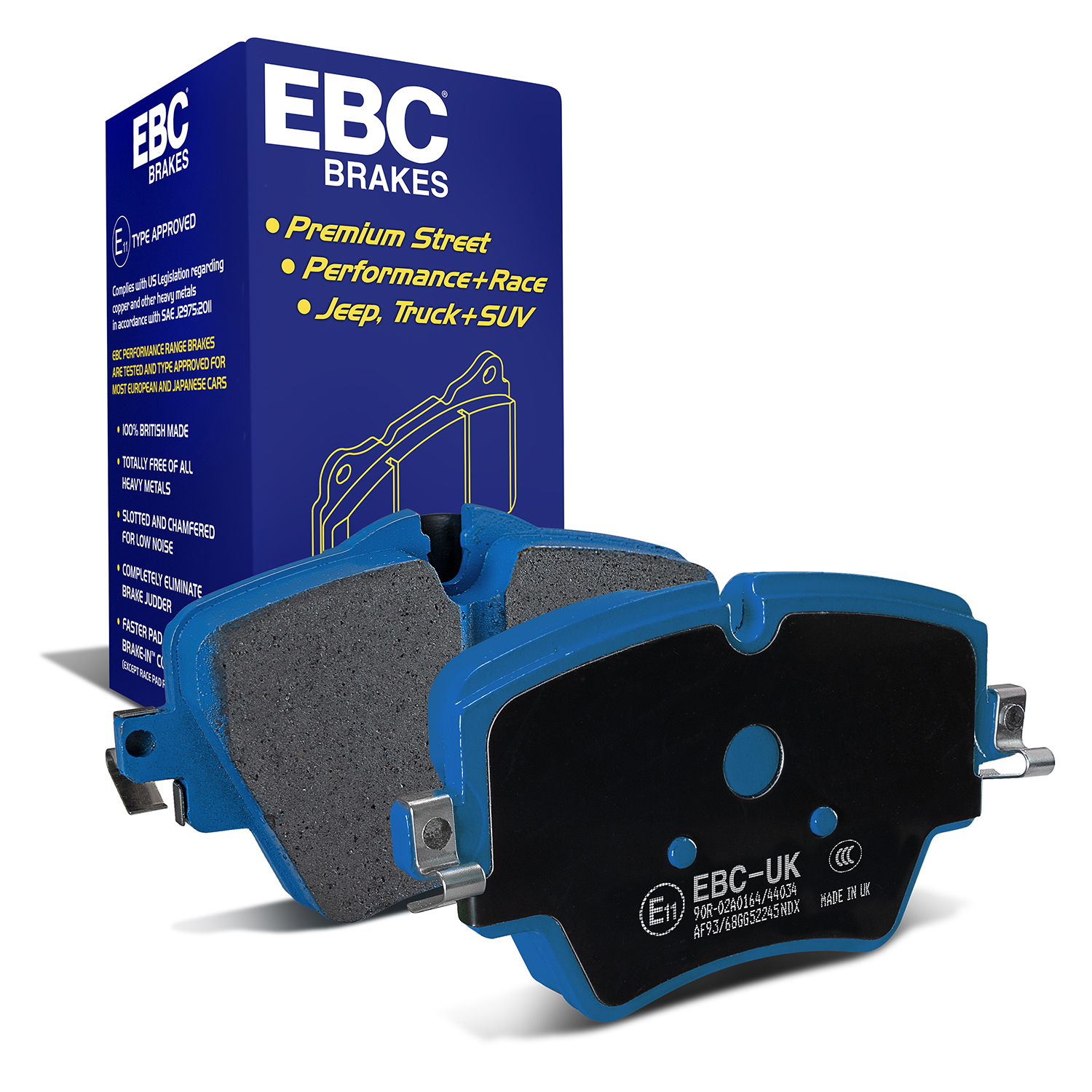 EBC Bluestuff Brake Pad 5000 Series TrackDay Set To Fit Front