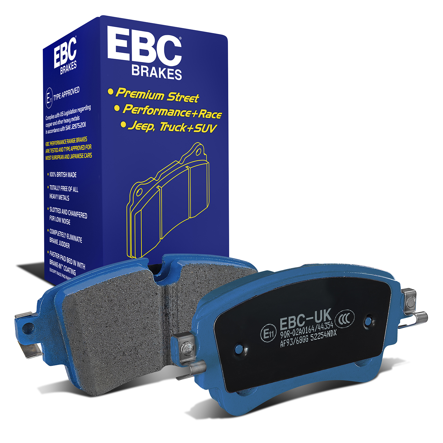 EBC Bluestuff Brake Pad 5000 Series TrackDay Set To Fit Rear