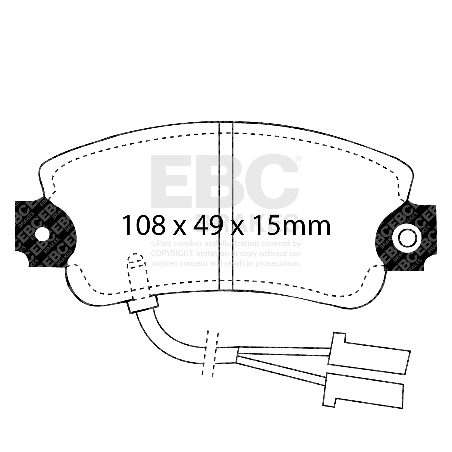EBC Brake Pad Disc Rotor Kit To Fit Front