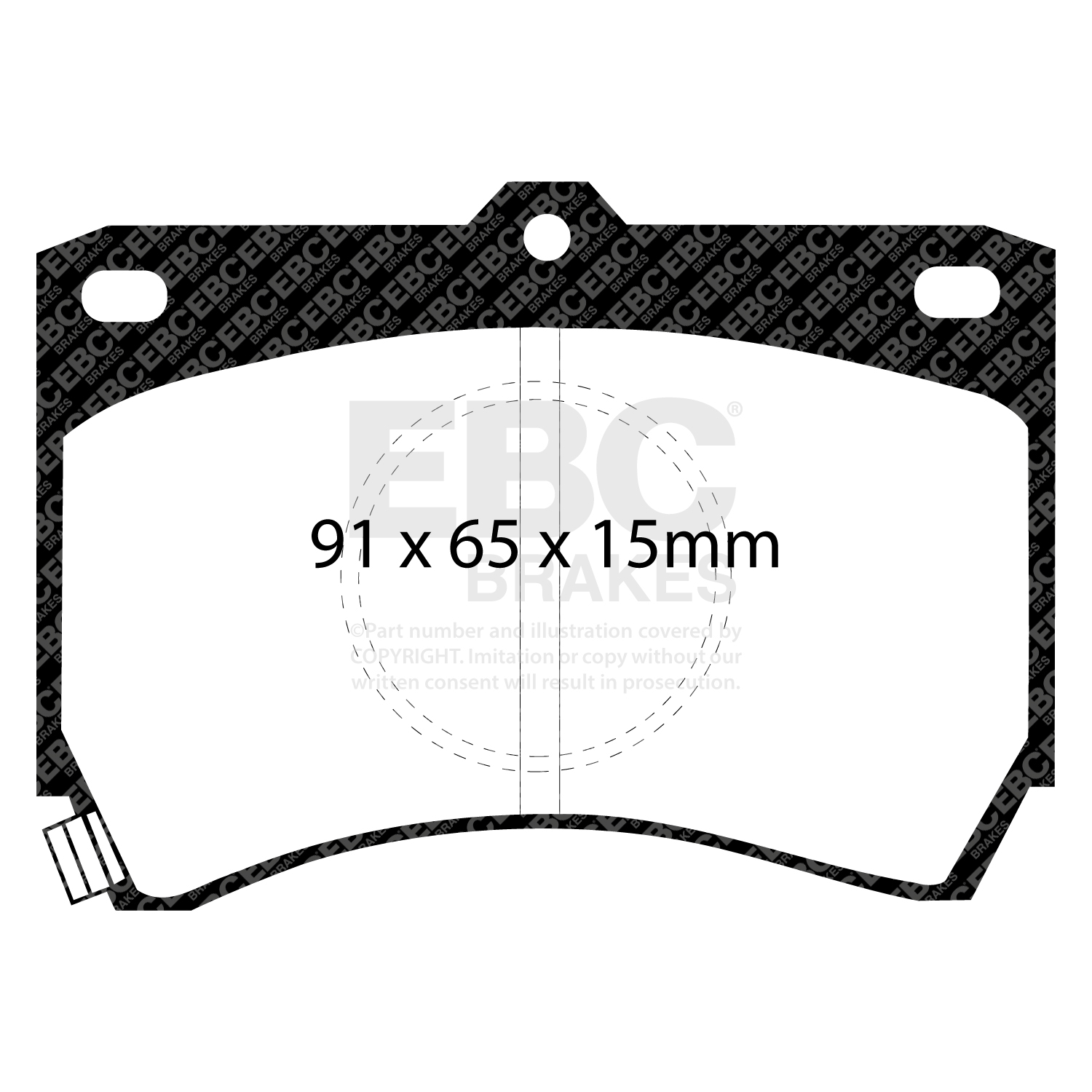 EBC Brake Pad Disc Rotor Kit To Fit Front