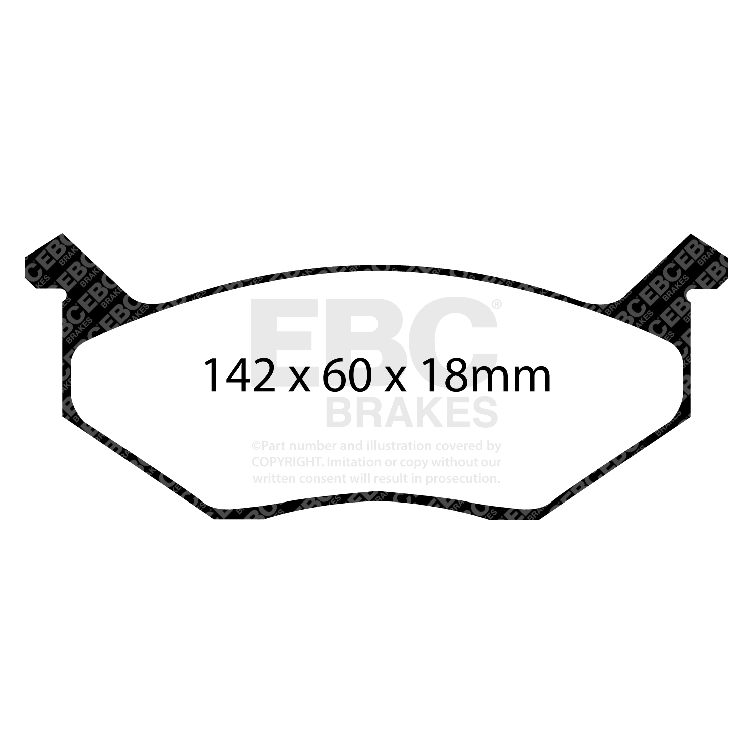 EBC Yellowstuff Brake Pad 4000 Series Sport Set To Fit Front