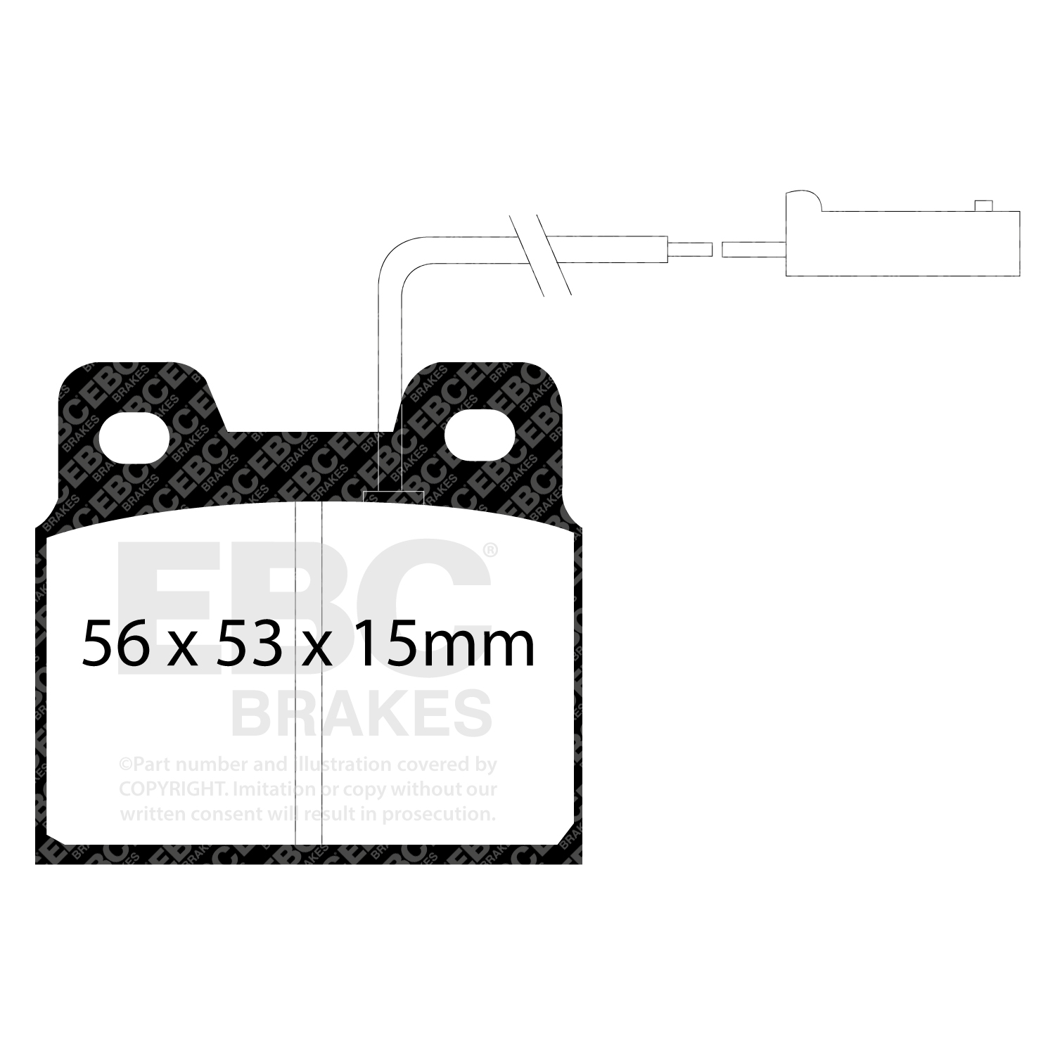 EBC Brake Pad Disc Rotor Kit To Fit Rear