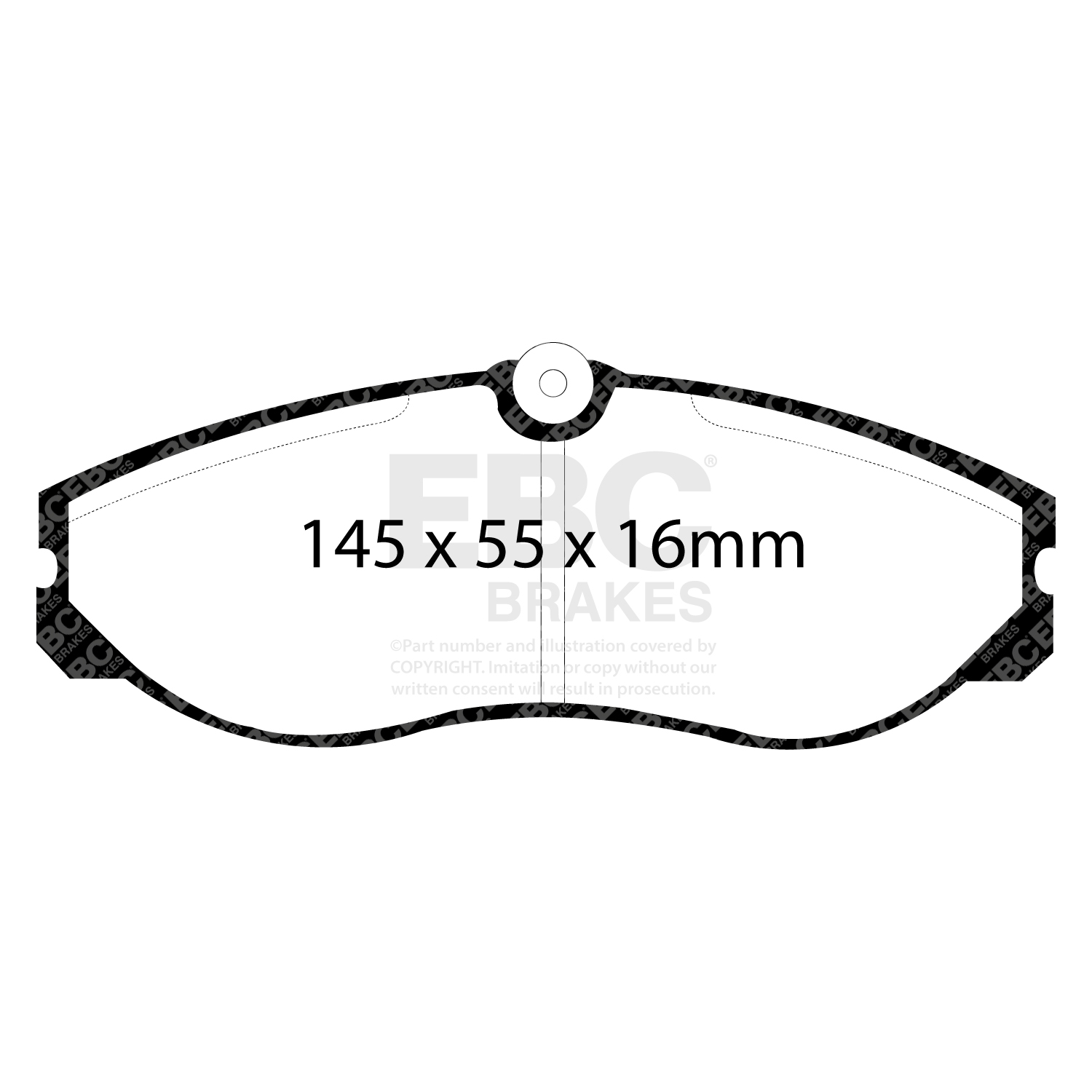 EBC Brake Pad Disc Rotor Kit To Fit Front
