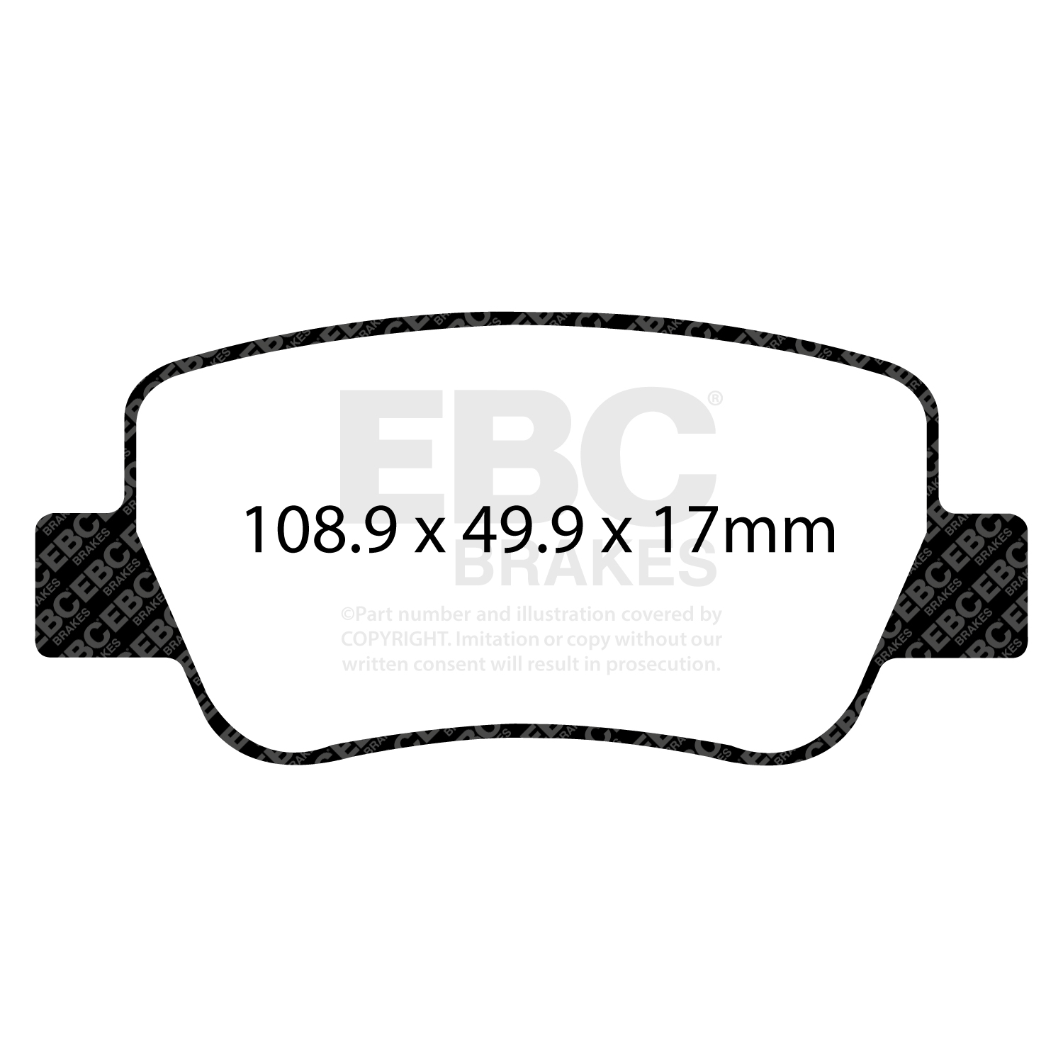 EBC Brake Pad Disc Rotor Kit To Fit Rear