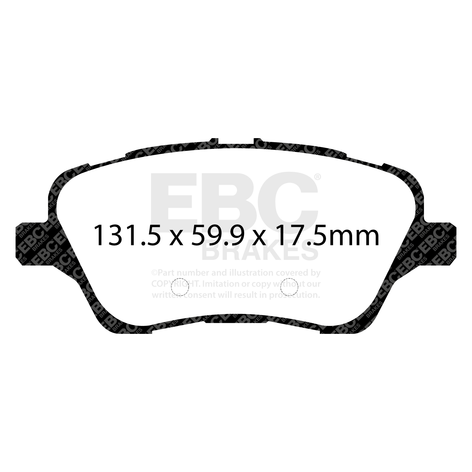 EBC Yellowstuff 4000 Series Street Front Brake Pads Ford Focus Mk2 ST 2.5