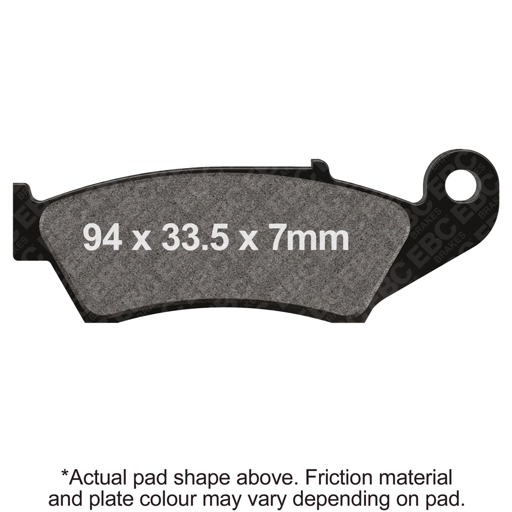 EBC Brakes R Series Heavy Duty Sintered Brake Pads
