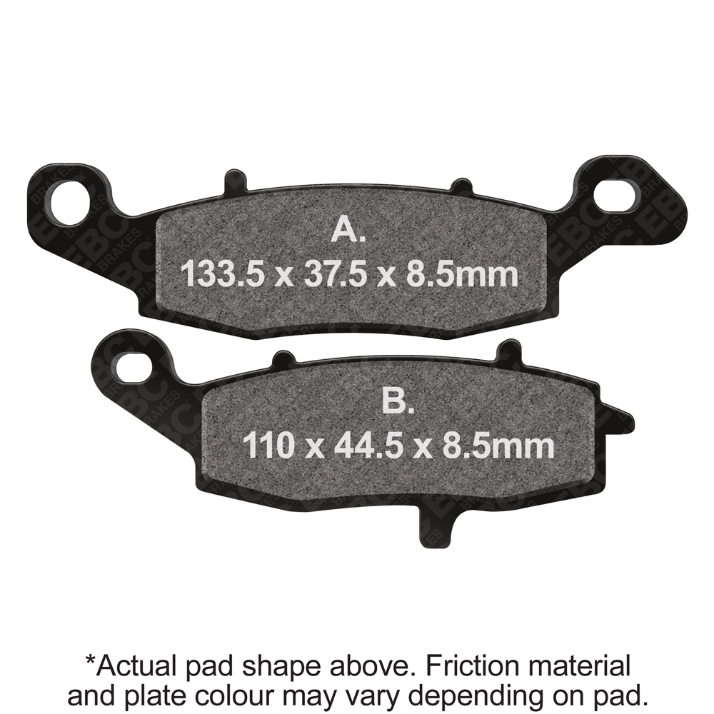 EBC Brakes USA Made Double-H Series Sintered Brake Pads