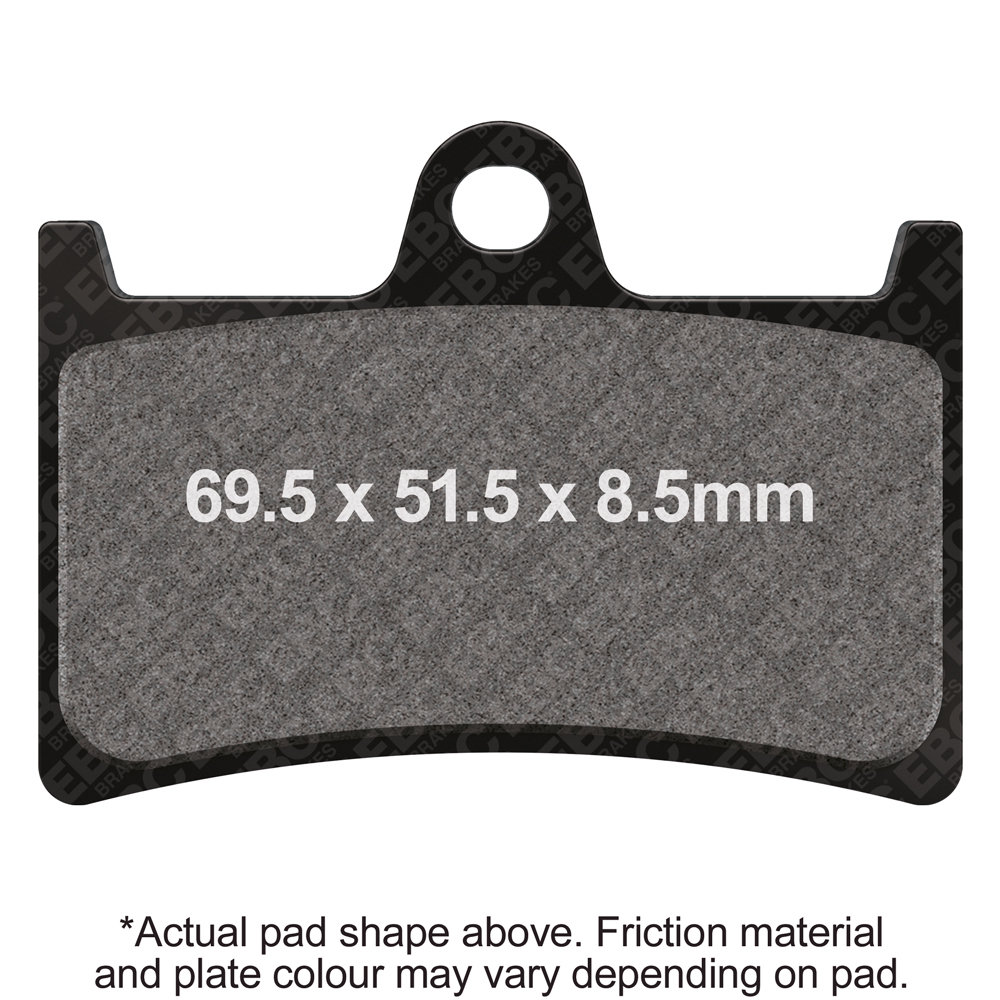 EBC Brakes British Made Organic FA Series Brake Pads