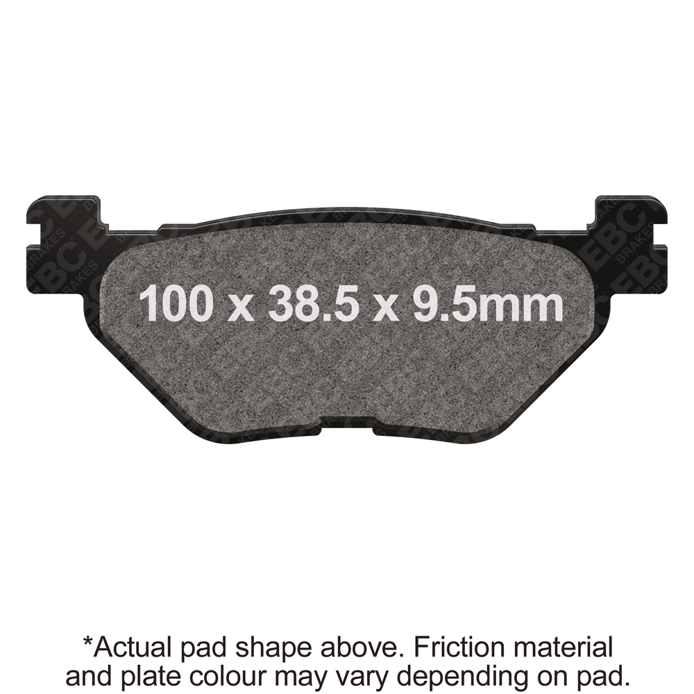 EBC Brakes British Made Organic FA Series Brake Pads