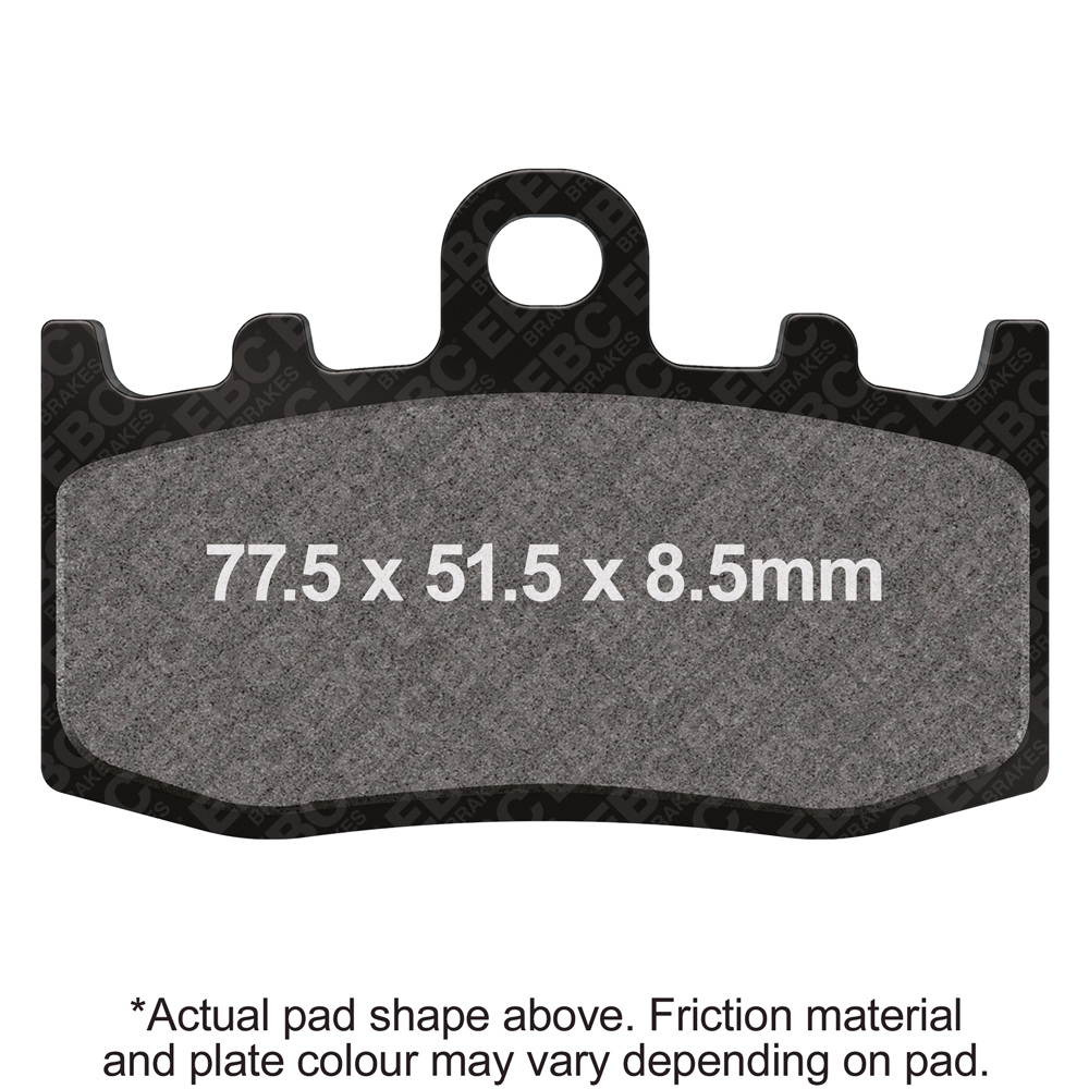 EBC Brakes USA Made Double-H Series Sintered Brake Pads