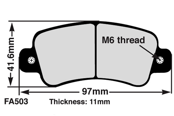 EBC Brakes Replacement Kart Brake Pad Set