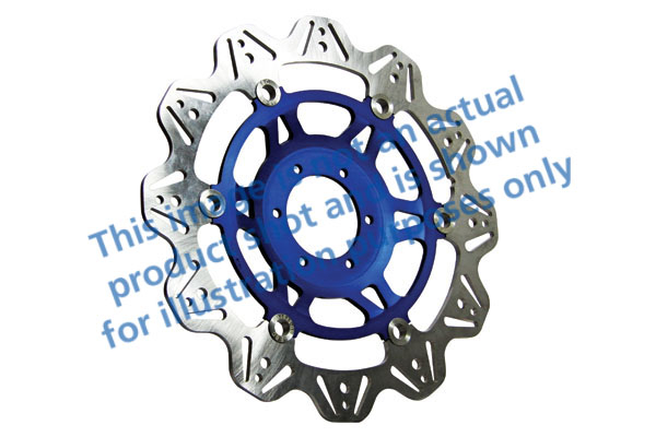 EBC Brakes Vee-Series Sport Bike Disc (Blue Hub) To Fit Front Left