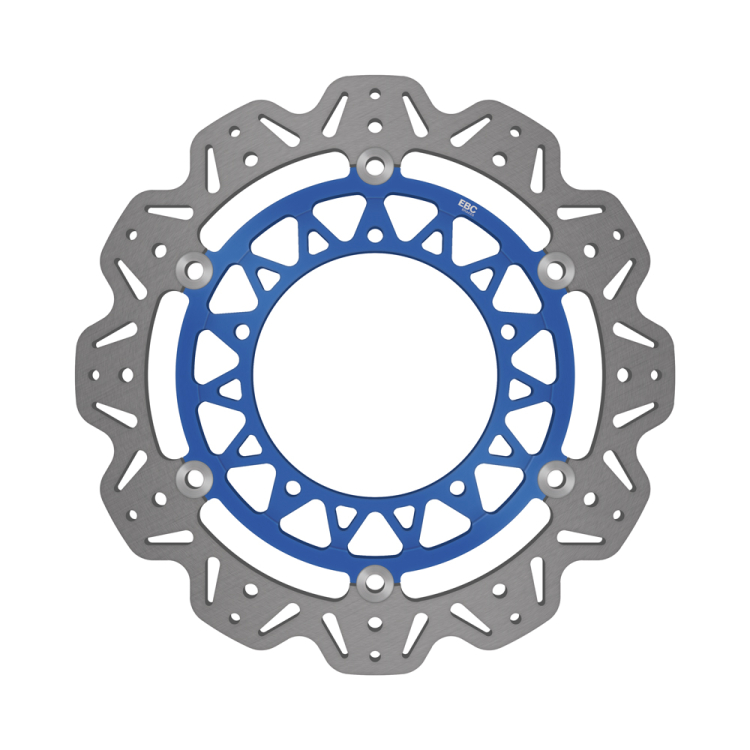 EBC Brakes Vee-Series Sport Bike Disc (Blue Hub) To Fit Front Left