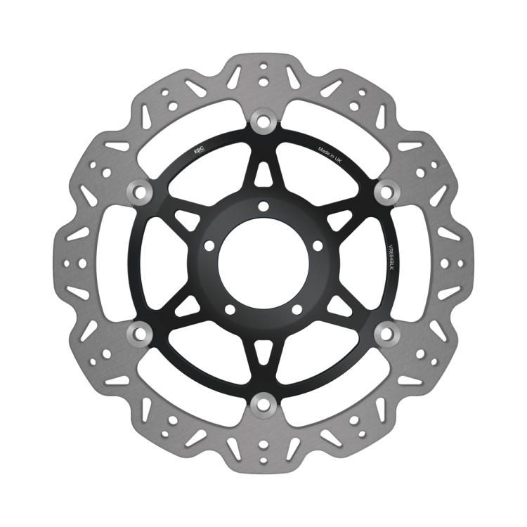 EBC Brakes Vee-Series Sport Bike Disc (Black Hub) To Fit Front Left